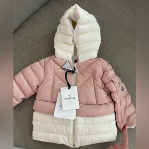 Moncler, Goose down jacket. 
Size: 12 -18 months, fits a 24 months old.
$300